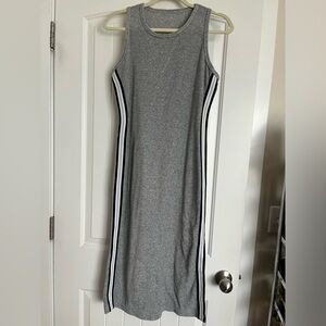 Terry cloth grey dress sz med